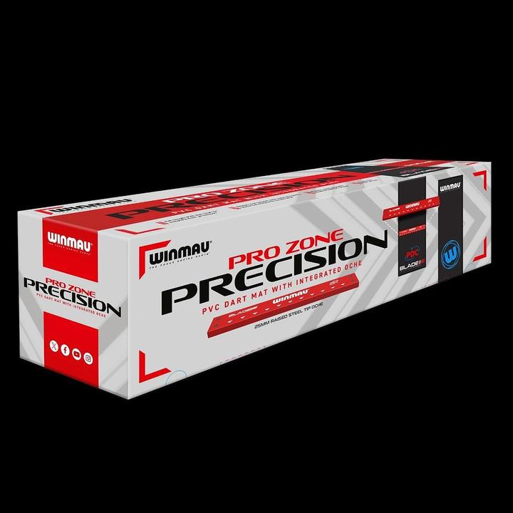 Image du produit Winmau Pro Zone Precision Tapis de fléchettes en PVC avec bocal