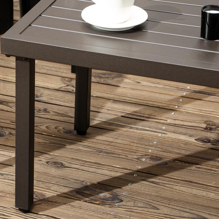 Image du produit Outsunny Table d'appoint d'extérieur avec cadre en acier