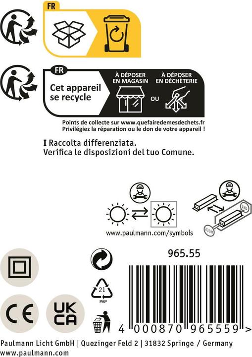 Immagine prodotto Paulmann PAUL Faretto a binario LED (2000 lm)