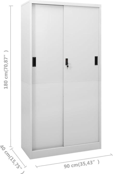 Actual product image vidaXL Yanic (90 x 40 x 180 cm)