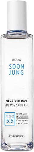 Actual product image Etude House Soon Jung PH 5.5 Relief (Face toner, 180 ml)