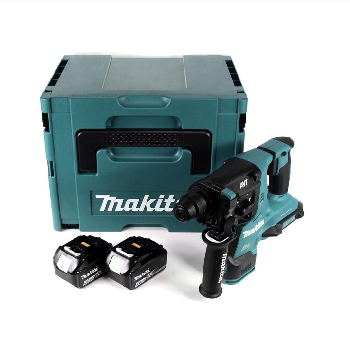 Image du produit Makita DHR 280 MJ 2 x 18 V 36 V Li-Ion Marteau perforateur sans fil 28 mm pour SDS-PLUS dans Makpac + 2 x (Fonctionnement sur batterie)
