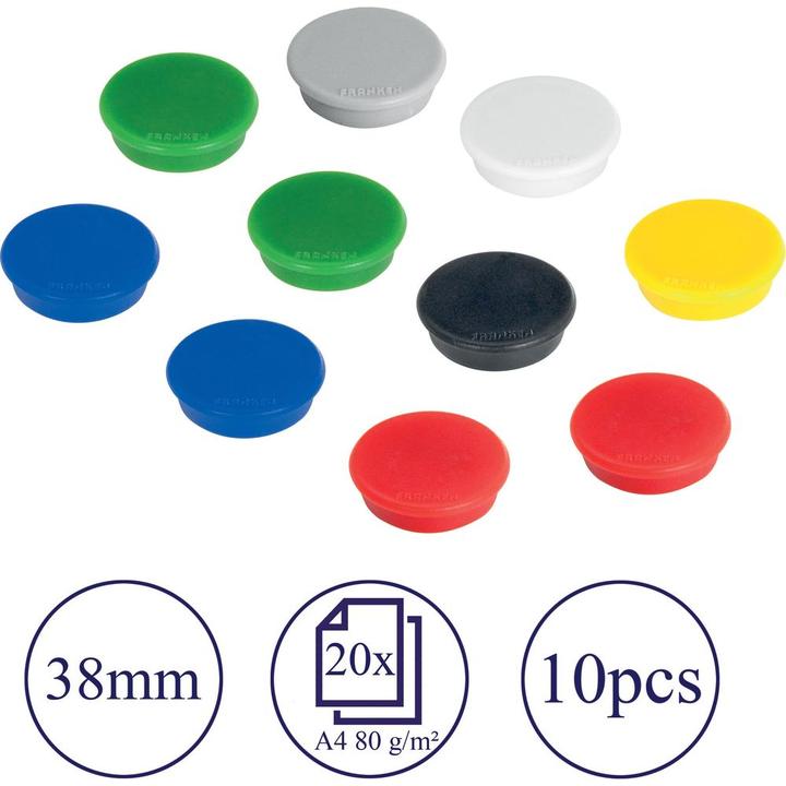 Produktbild Franken Magnet rund (10x)