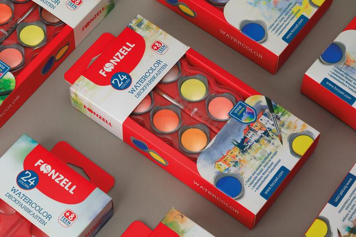 Produktbild Fonzell Deckfarbkasten