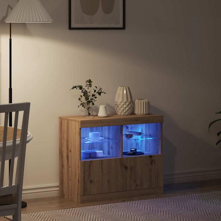 Image du produit vidaXL LED-Sideboard (37 x 37 x 66.50 cm)