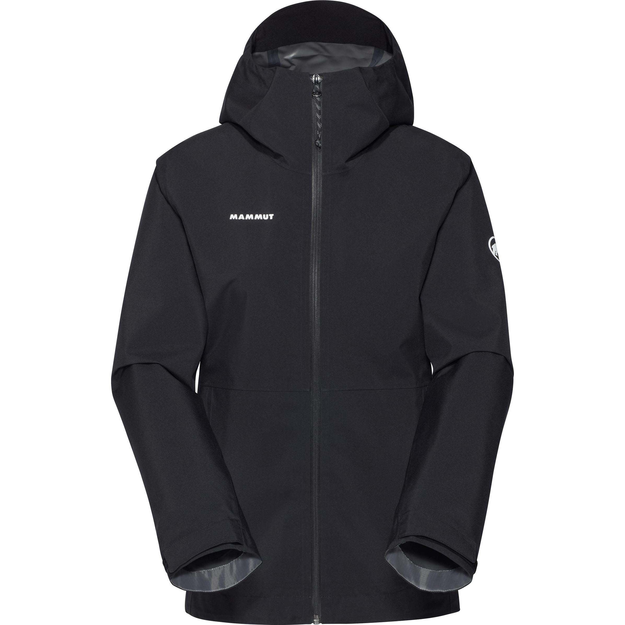 Mammut, Damen, Jacke, Women's Linard Light Hardshell Hooded Jacket (XL), Schwarz, XL