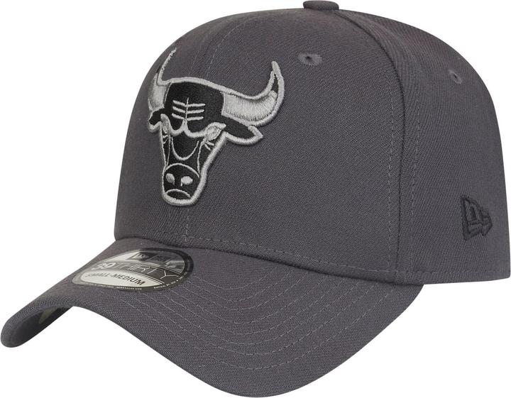 Produktbild New Era 39Thirty Stretch Cap - Chicago Bulls graphite - S/M (S, M)