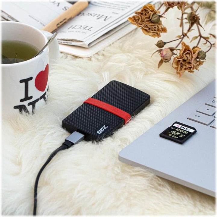 Actual product image Emtec X200 Portable SSD Power Plus (128 GB)