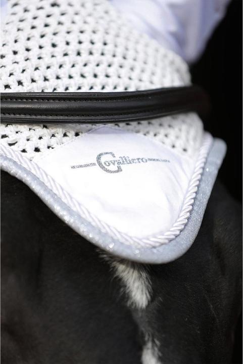 Actual product image Kerbl Fly bonnet Empara white, Cob/Full