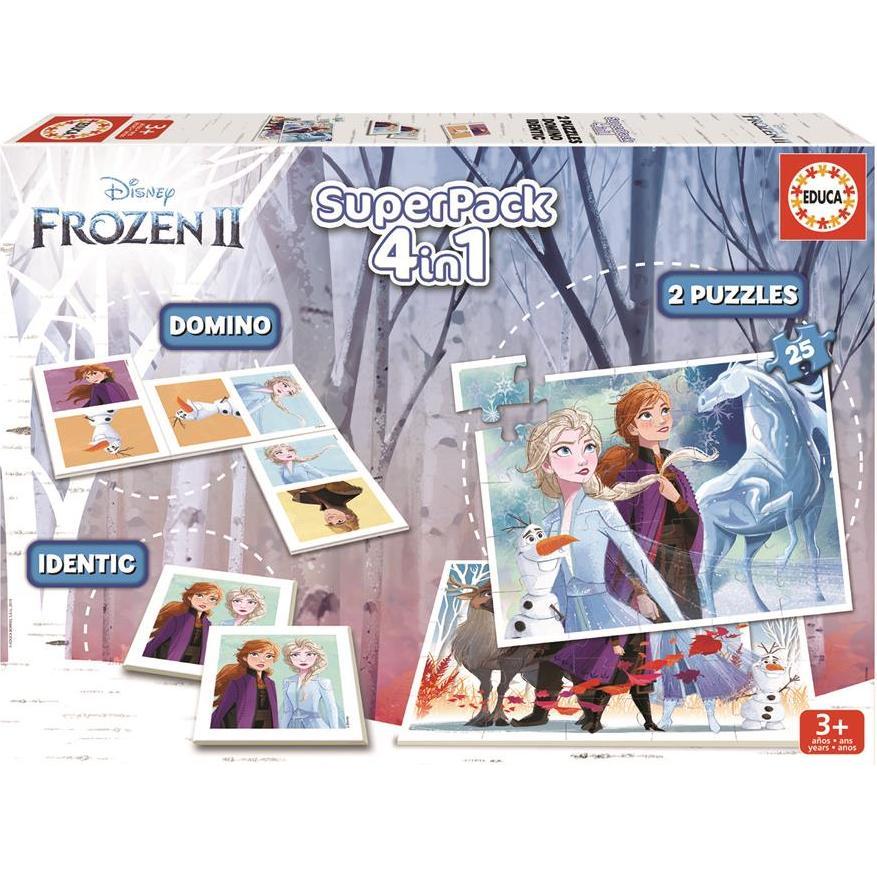 Thumbnail - Educa SuperPack 4in1 Frozen 2 (mult) (Deutsch, Französisch, Englisch)