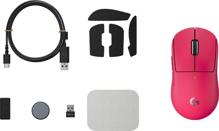 Image du produit Logitech Pro X Superlight 2c Compact (Filaire, Sans fil)