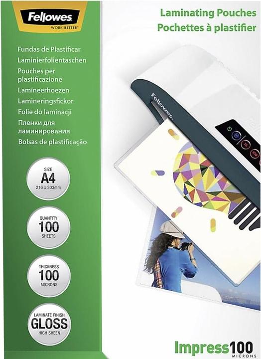 Image du produit Fellowes Mentions légales 100 (A4, 100 pcs, 100 µm)