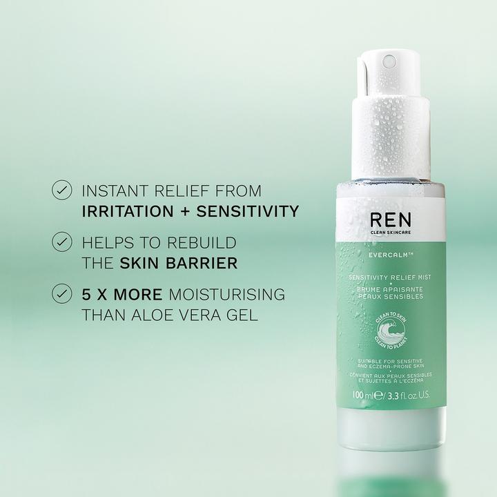Actual product image Ren Evercalm Sensitivity Relief Mist (Face toner, 100 ml)