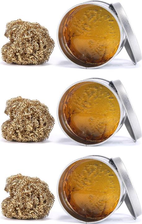 Actual product image Stahlwerk 3 x soldering iron tip cleaner 20 g for effective cleaning