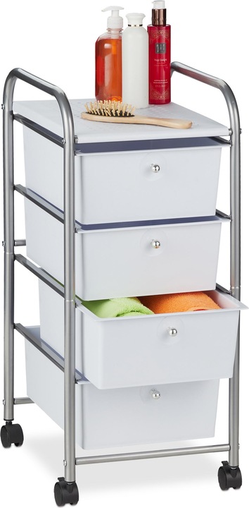 Produktbild Relaxdays Badrollwagen
