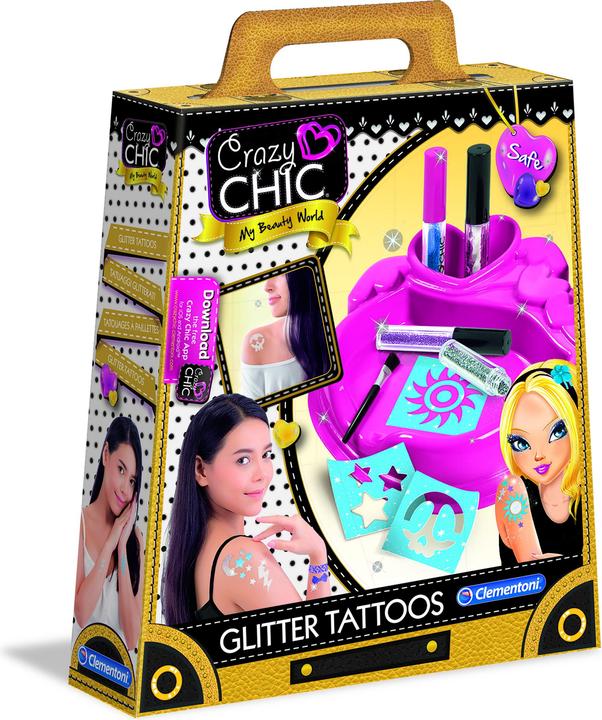 Produktbild Clementoni Crazy Chic - Glitzertattoos