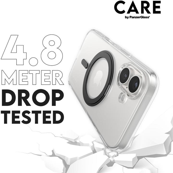 Image du produit PanzerGlass CARE Feature Case Kickstand & MagSafe iPhone '24 6.1" noir (Apple iPhone 16)