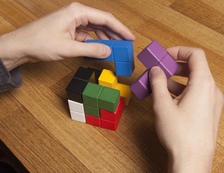 Actual product image Kikkerland Block Cube (8 pieces)