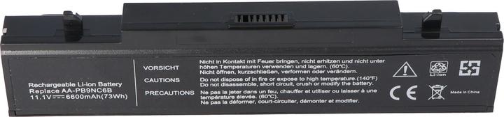 Immagine prodotto AccuCell Batteria Samsung Q318, AA-PB9NC6B, AA-PB9NS6B, AA-PB9NC6W (9 cubicoli, 6600 mAh)