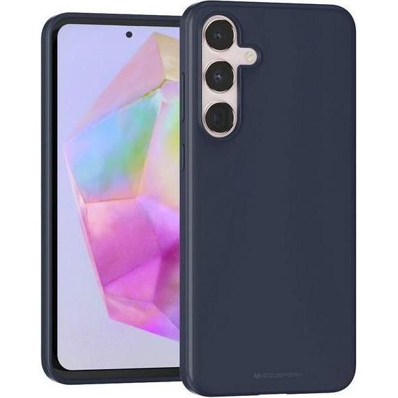 Mercury Soft Sam A35 A356 niebieski/blu notte (Samsung Galaxy A35), Cover smartphone, Blu