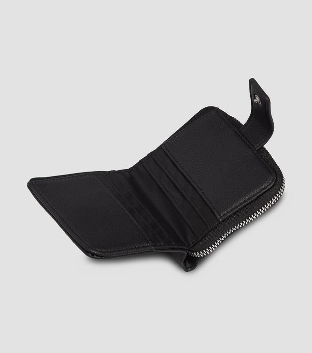 S.Oliver Portemonnaie Handliches Portemonnaie mit Reissverschlussfach und Logo-Detail