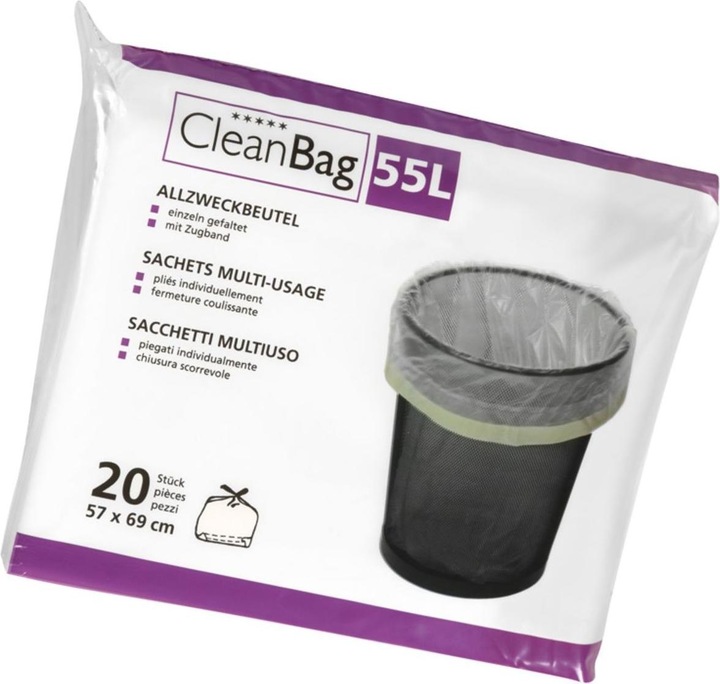 Immagine prodotto Cleanbag Borsa multiuso (20 x, 55 l)