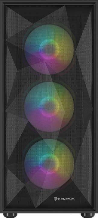 Image du produit Genesis Obudowa Diaxid 605 ARGB czarna (NPC-2172) (ATX, mATX, Mini-ATX)