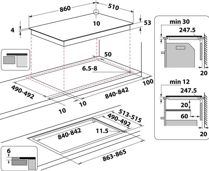Produktbild Whirlpool SMP 9010 C/NE/IXL