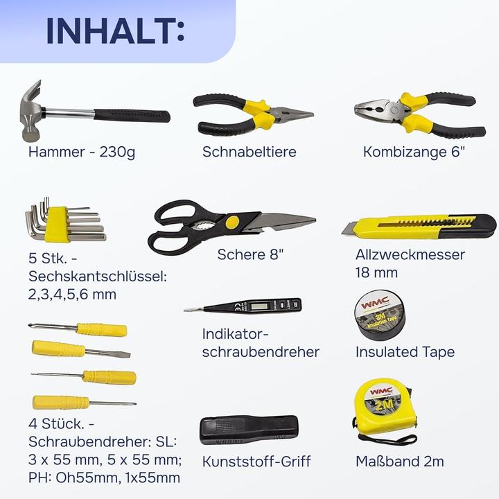 Actual product image Bahco 18-teiliges Werkzeugset im Koffer (18 pieces)