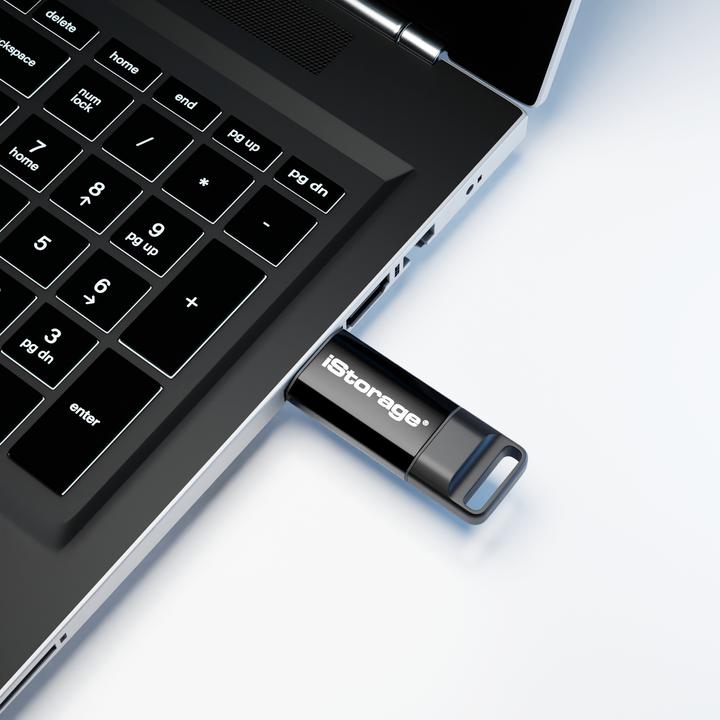 Image du produit iStorage datAshur BT - Clé USB à mémoire flash (biométrique) (64 Go, USB-A)