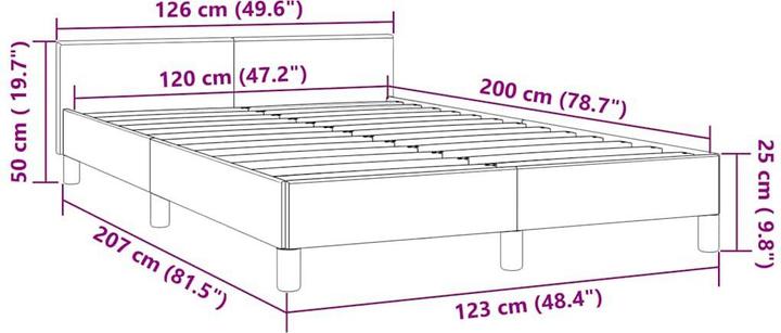 Produktbild vidaXL Tiffi (120 x 200 cm)