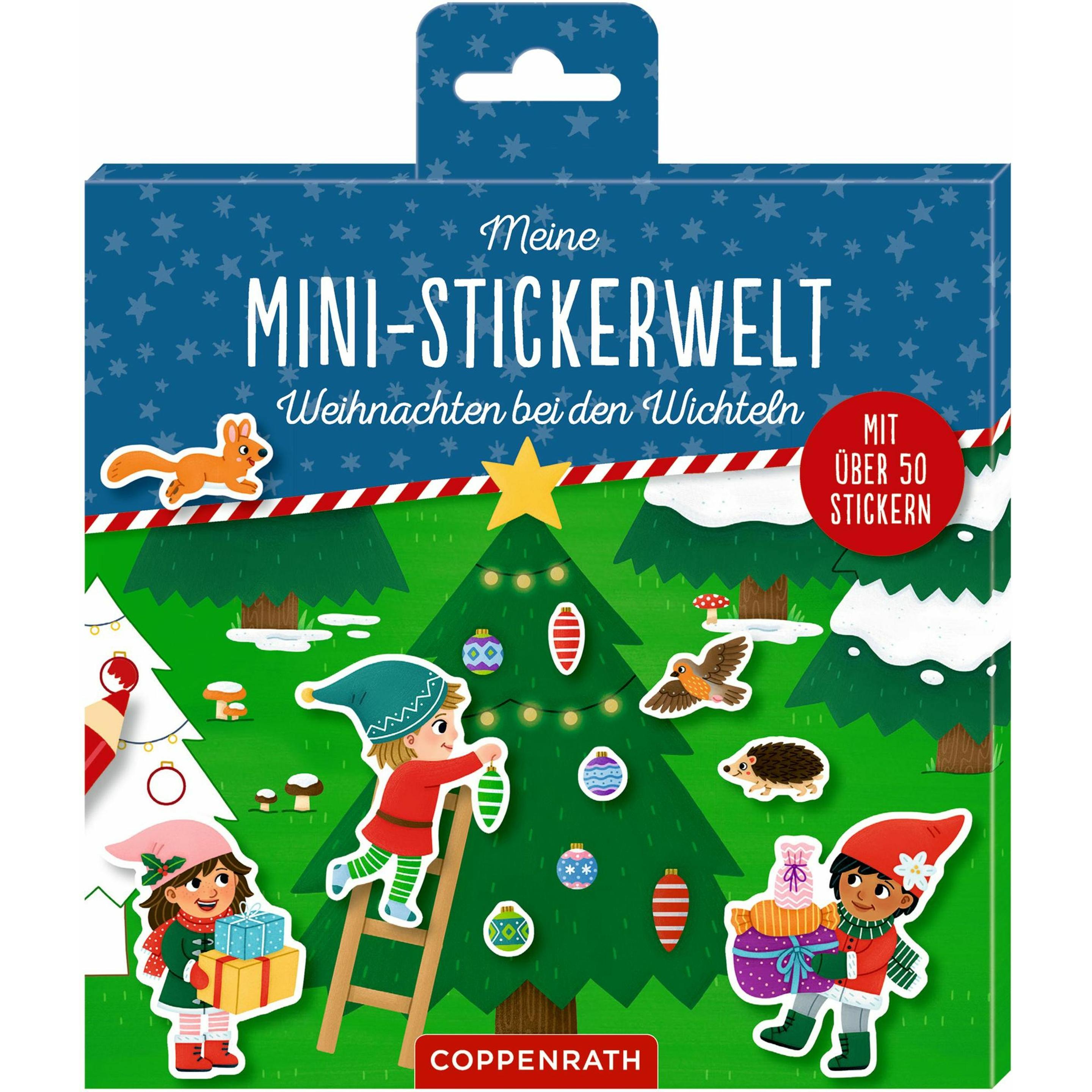 Coppenrath, Sticker, Meine Mini-Stickerwelt - Weihnachten bei den Wichteln