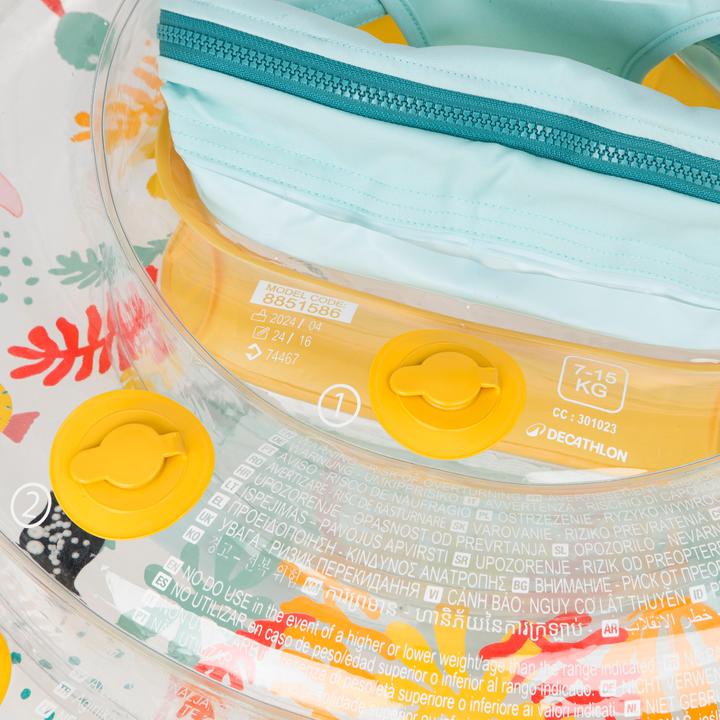 Image du produit Nabaiji Bouée siège de piscine avec poignées Bébé 7-15kg - allfish jaune