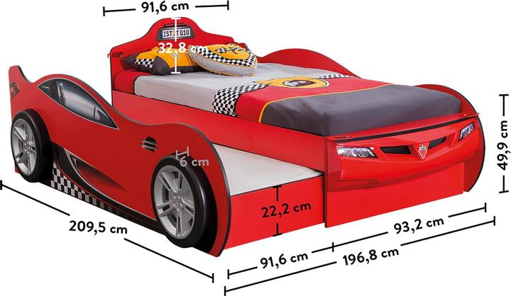 Immagine prodotto Cilek Coupe per 2 (90 x 190 cm)