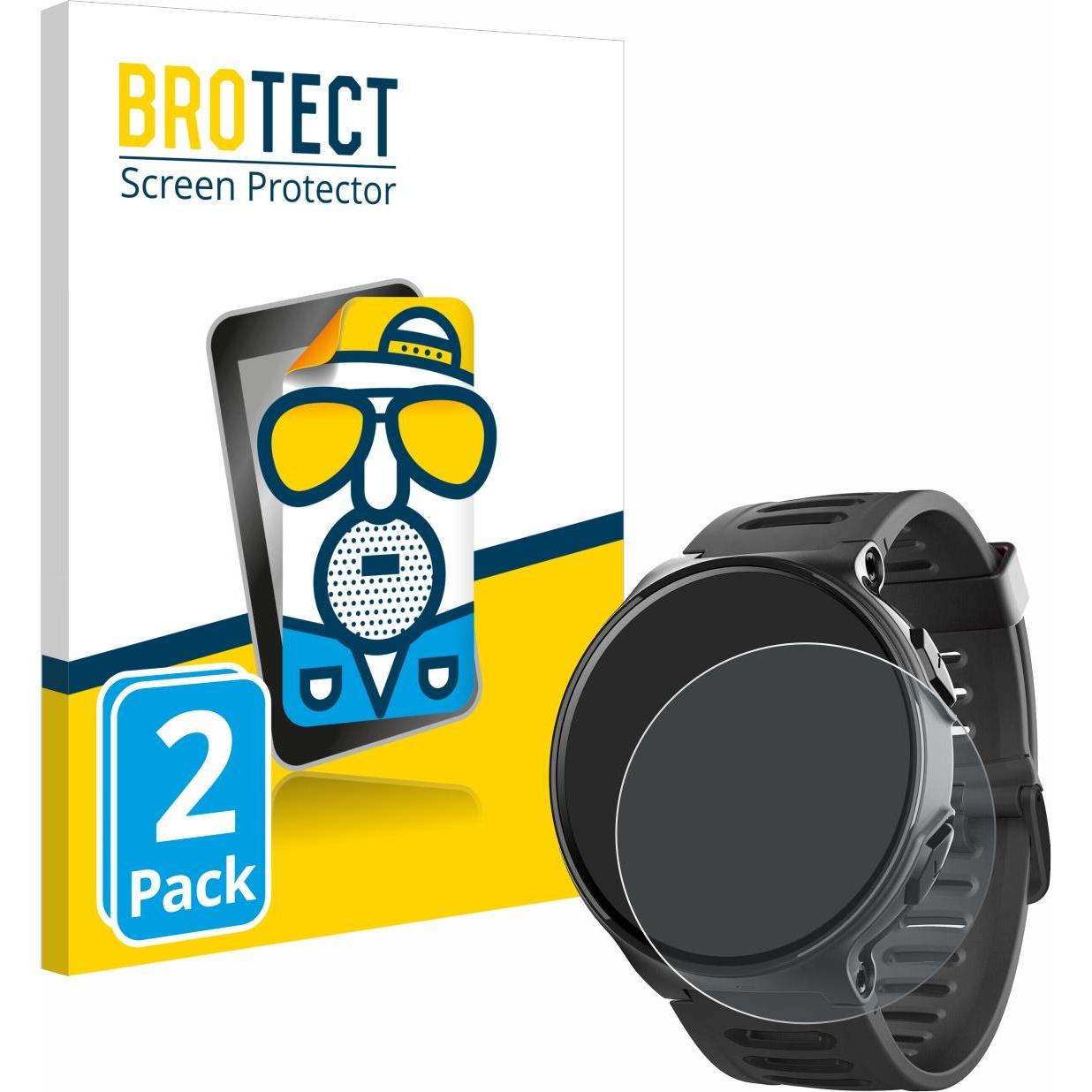 Thumbnail - BROTECT Entspiegelungs-Schutzfolie Displayschutz Matt, Smartwatch Schutzfolie, Grau