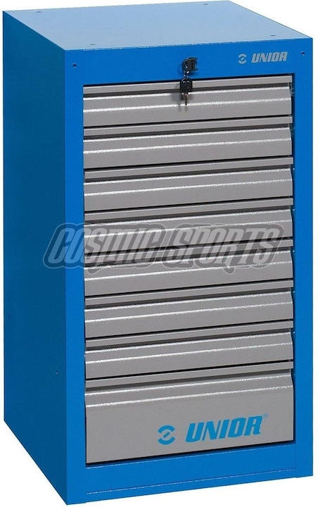Produktbild Unior Schrank, schmal, 8-Schubladen 990ND8, 2022 A, blue SALE (47.50 cm, 87 cm)