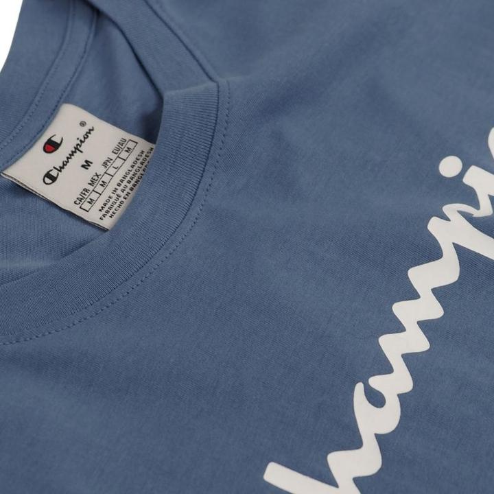 Actual product image No Name Koszulka męska Champion SS Tee niebieska 220256 BS099 M (M)