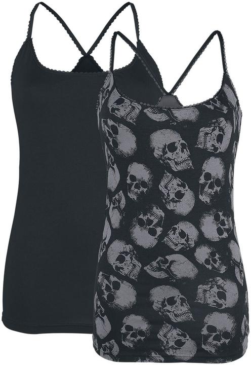 Produktbild Black Premium Doppelpack Tops mit Rundhalsausschnitt (M)