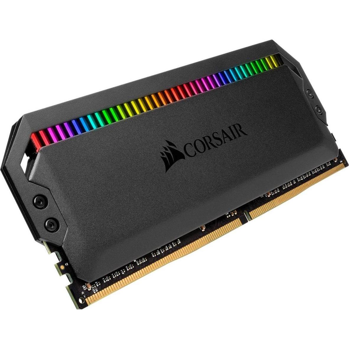 Corsair Dominator Platinum RGB (2 x 32GB, 3200 MHz, DDR4-RAM, DIMM), RAM, Schwarz
