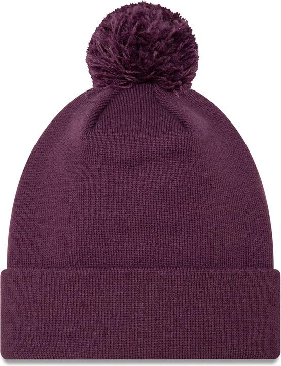Actual product image New Era Ladies Bobble Winter Hat Metallic Ny Yankees Damson