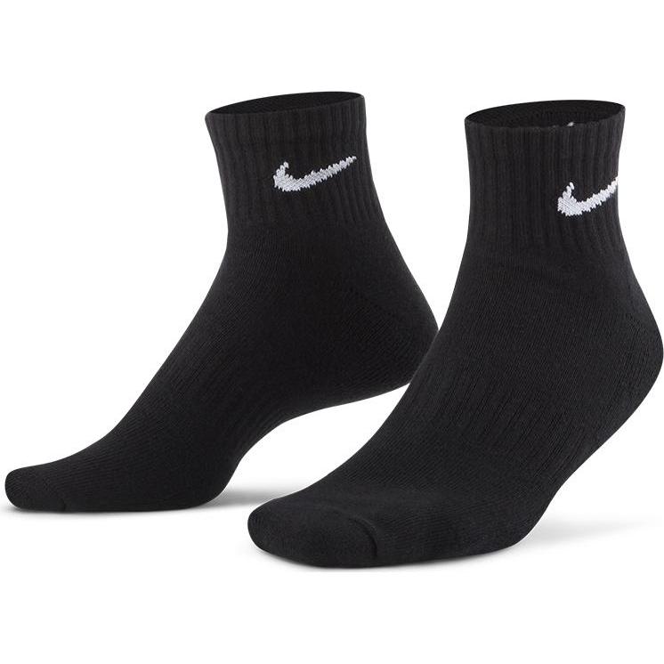 Nike, Unisex, Sportsocken, Everyday Cushion Ankle (46 - 50), Schwarz