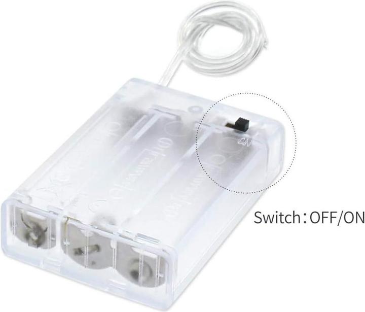 Produktbild PowerGuard 3x AA Mignon Batteriehalter transparent