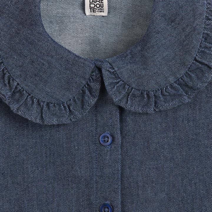 Image du produit La Redoute Collections Blouse avec col bubon (110)