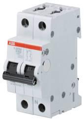 Actual product image ABB S201-B63NA Automatic circuit breaker B-Char.,6kA,63A,1P,+NA S201-B63NA
