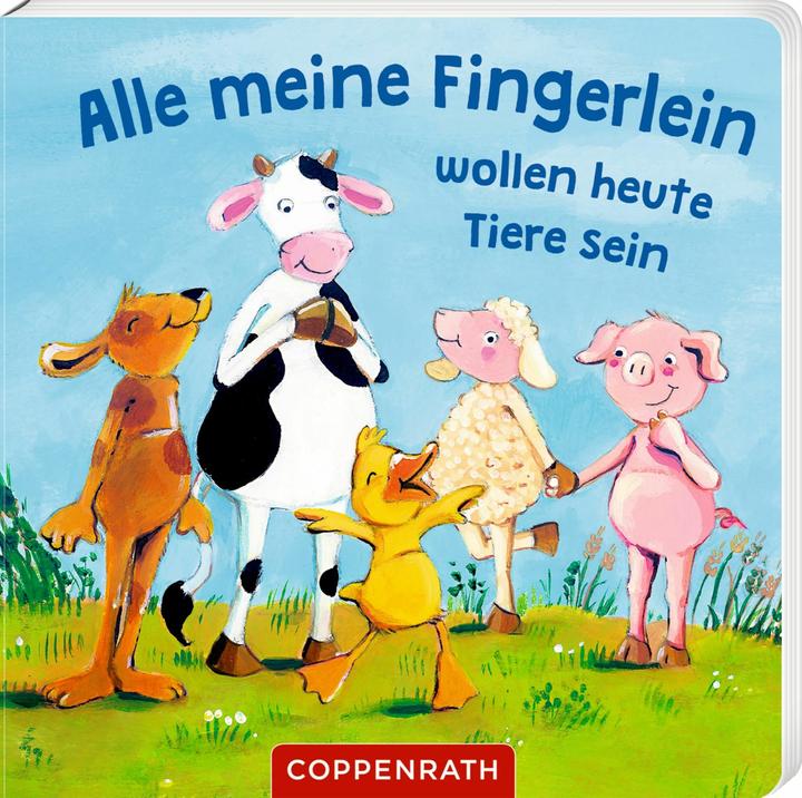 Actual product image My favourite finger puppet glove: All my little fingers want to be animals today (German, Marina Rachner, 2023)