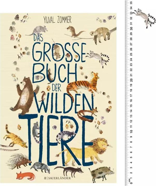 Produktbild Das grosse Buch der wilden Tiere (Deutsch, Cornelia Panzacchi, Yuval Zommer, 2017)