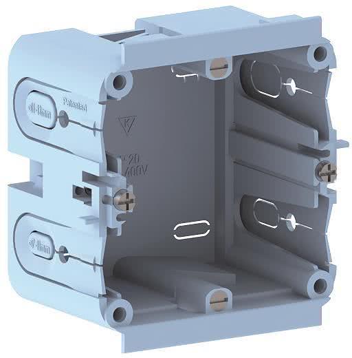 GGK Device installation box GDX/P 1gang 3677 grey for BR, BRS BRA trunking