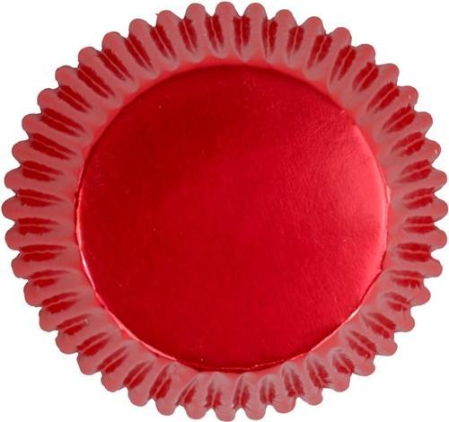 Produktbild PME Folienbackformen Metallic Rot pk/30 (5 cm)