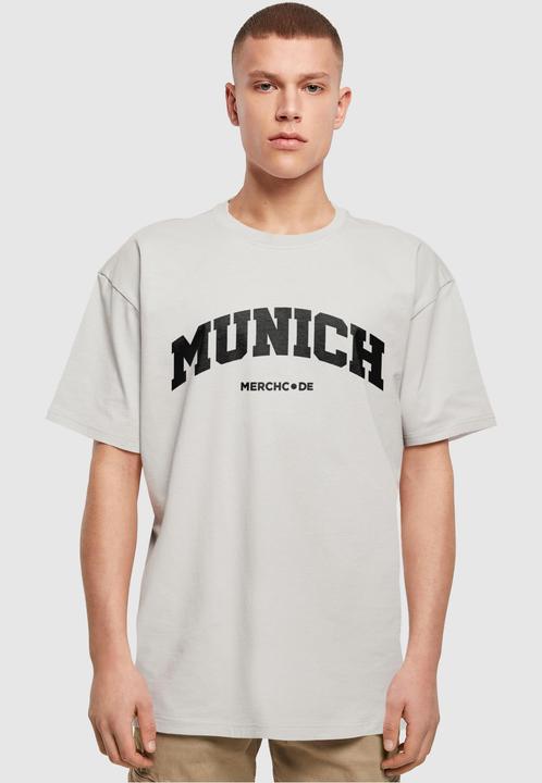 Produktbild Merchcode Munich Wording - Heavy Oversize Tee - 116381 (S)
