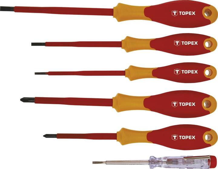 Produktbild Topex 1000V-Schraubendreher, 6-tlg